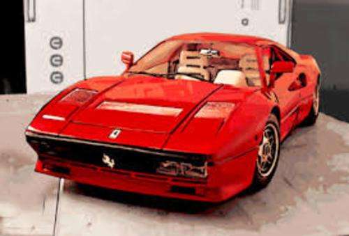 1984 Ferrari GTO 1/18 die cast model car.