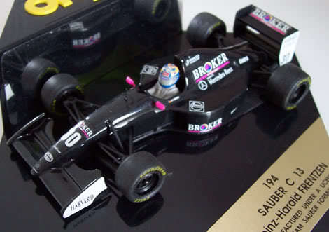 Sauber C13 die cast model