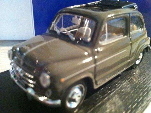 1960 Fiat 600D die cast model