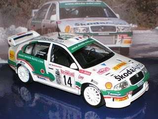 Skoda Octavia Rally die cast model