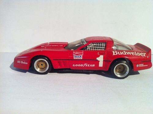 Chevrolet Corvette Budweiser Racing die cast model