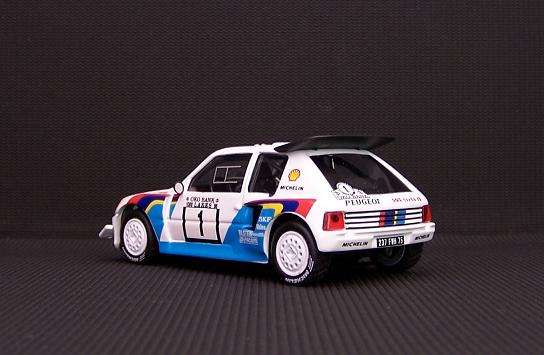 Peugeot 205 T16 Rally die cast model