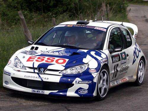 Peugeot 206 WRC 1999 Rally die cast model