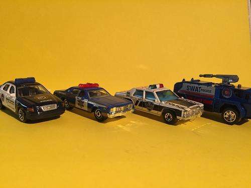 Police car collection die cast model
