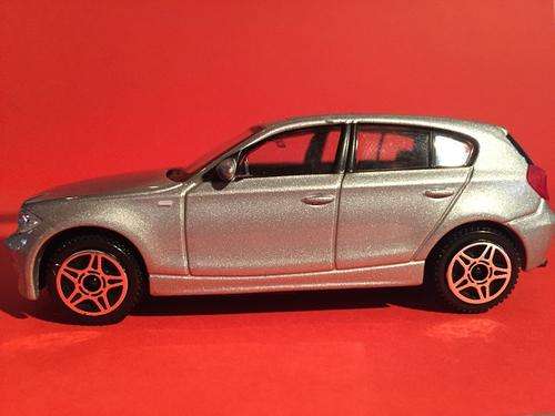 BMW 1 Series die cast model.
