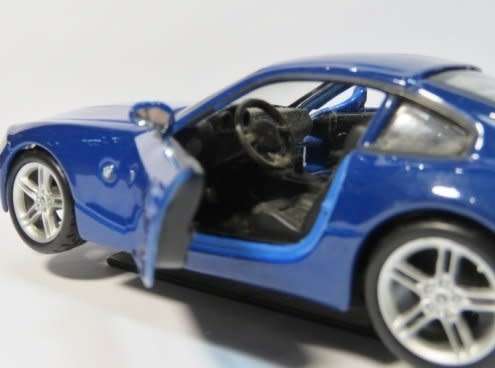 BMW Z4 M Coupe die cast model.
