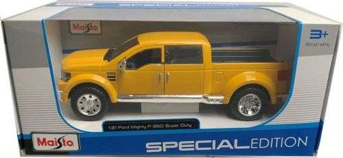 Ford Mighty F-350 die cast model.