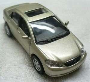 Toyota Corolla die cast model.