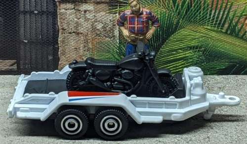 MBX Cycle Trailer die cast model.