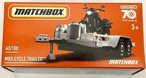 MBX Cycle Trailer die cast model.