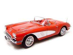 1958 Chevrolet Corvette 1/18 die cast model (Free shipping)