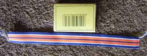 Minature Ribbon for General Service Medal