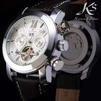 Kronen & Sohne Stylish skeleton Watch 100% original Free Delivery