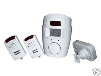 Infra-Red Sensor Alarm System with car key remotes