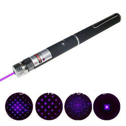 100 mW - Pen Sized Purple/Violet Laser pointer - Uses 2 x AAA