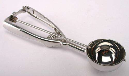 Stainless Steel ice-cream scoop with lever