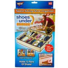 Shoe Under - Space saver for shoes to store under your bed