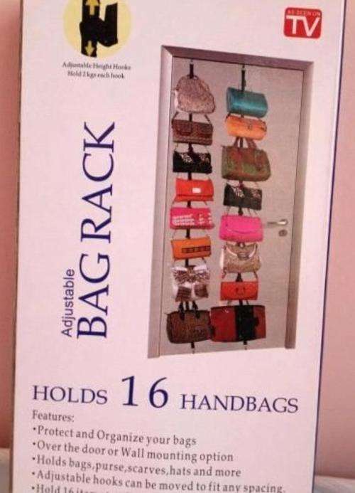 Door-Back Adjustable Rack - 16 bags