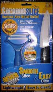 Never rust Ceramic Knife and Peeler Set