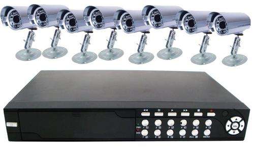 Complete Surveillance Kit - 8 Channel - H264 DVR + 8 IR Weatherproof Camera + 500GB hardrive