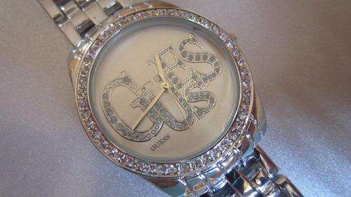 GUESS UNISEX WATCH - SILVER ROUND DIAMOND FACE!!!