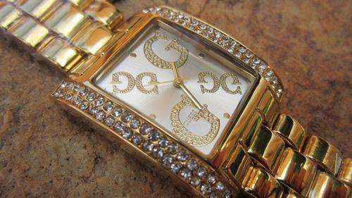GUESS LADIES WATCH - GOLD RECTANGLE FACE!!! NEW ARRIVAL!!!