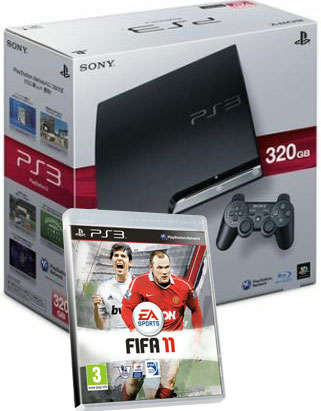 BRAND NEW SEALED SONY 320GB PLAYSTATION FIFA 11 BUNDLE!!! FREE ADDITIONAL CONTROLLER!!