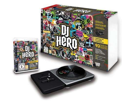 DJ HERO BUNDLE - PLAYSTATION 3 - TURN TABLE AND GAME!!!