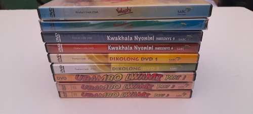 Old South African retro TV Drama DVD`S - Dikolong, Ubambolwami , Velaphi, Kwakhala nyonini