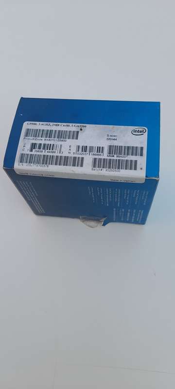 Intel Celeron G5900, 3,4GHZ