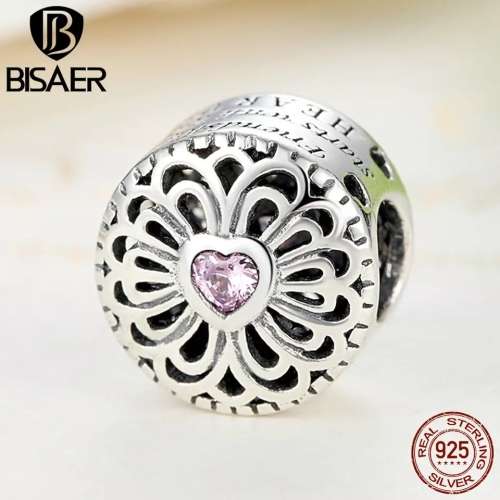 S925 Sterling Silver Love & Friendship Charm fits Pandora Snake Chain Bracelet