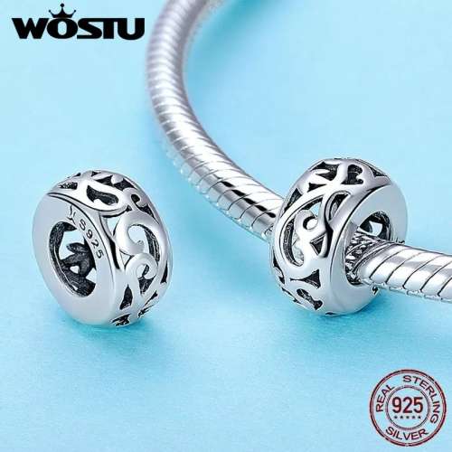 S925 Filigree Openwork Spacer Charm fits Pandora Bracelets