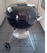 Weber One Touch Silver 57cm kettle braai as new
