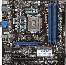 MSI H55M-P31 Motherboard only (see description)
