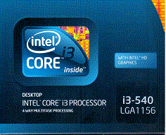 Intel i3-540 processor LGA1156 as new (see description below)