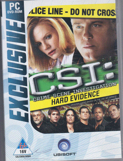CSI Hard Evidence game for PC
