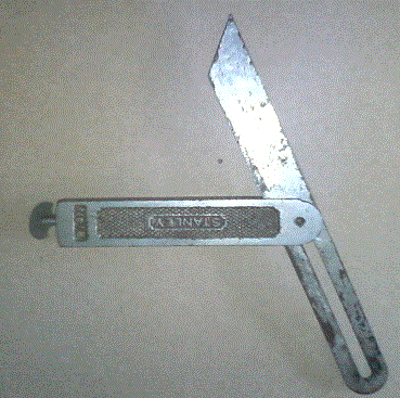 Stanley sliding bevel steel contruction