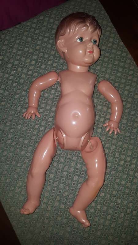 Celluloid doll +/- 60 cm
