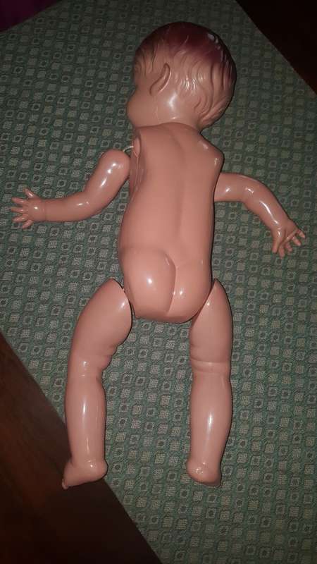 Celluloid doll +/- 60 cm