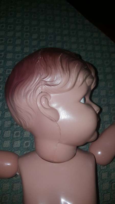 Celluloid doll +/- 60 cm