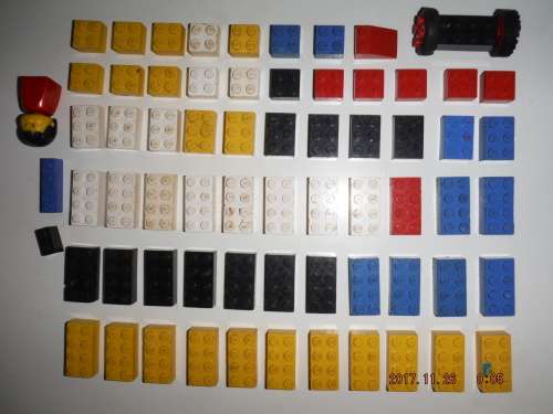 LEGO BLOCKS, origenal, 66 PIECES