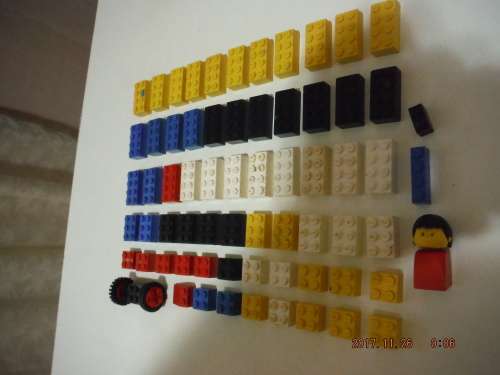 LEGO BLOCKS, origenal, 66 PIECES