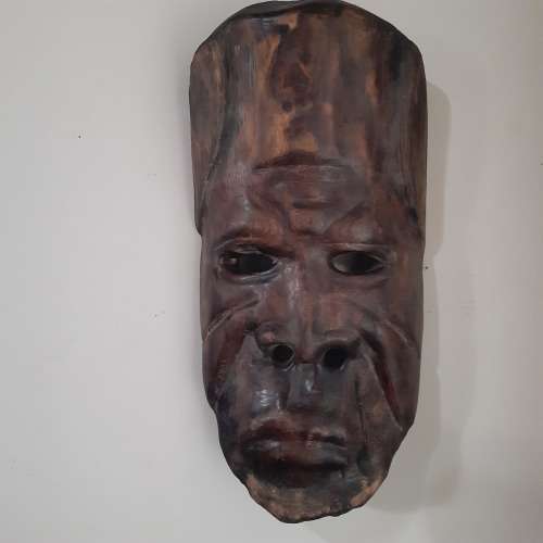 Arica Art, Wood Face Mask.