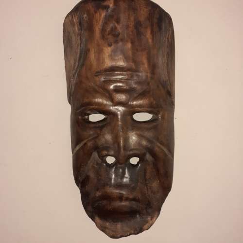 Arica Art, Wood Face Mask.
