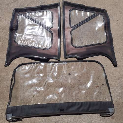 JEEP Wrangler soft top windows. Back and side windows