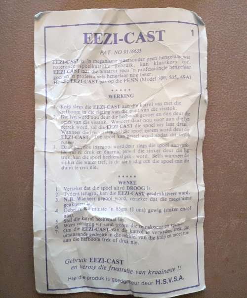 EEZI CAST.TO FIT PENN JIG-MASTER MODEL 500/505, DAIWA 50/250