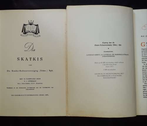 SKATKIS Boeke. Stel 1 tot 12. Junie 1972 Druk.
