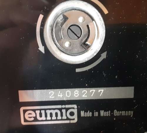 Vintage film camera. eumig 308 zoom reflex. NOT TESTED.