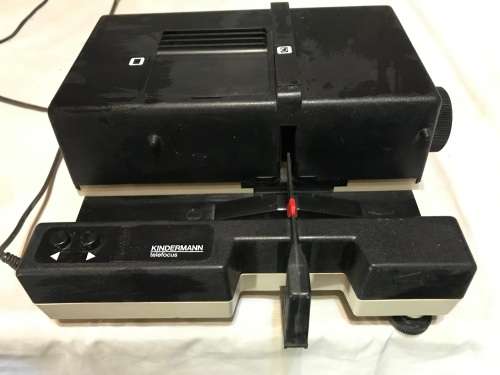 KINDERMANN Telefocus. Slide viewer. Working.