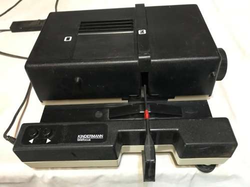 KINDERMANN Telefocus. Slide viewer. Working.